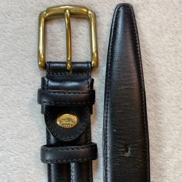 slim fit dress slacks Men's Slim Leather Dress Belt | The Ledger